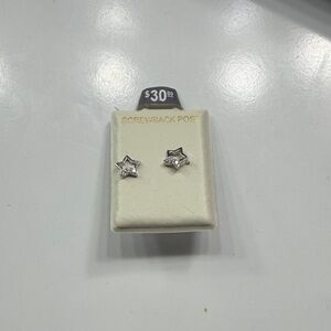 Silver Star Earrings